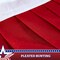 USA Pleated Fan Flag Bunting Decoration 210D Embroidered Polyester 3x6 Ft